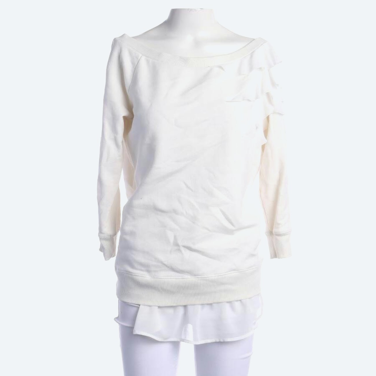 Image 1 of Sweatshirt 34 Cream in color White | Vite EnVogue