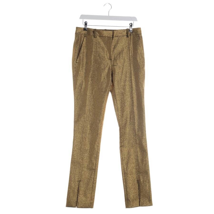 Image 1 of Trousers 42 Gold in color Metallic | Vite EnVogue