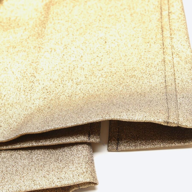 Image 3 of Trousers 42 Gold in color Metallic | Vite EnVogue