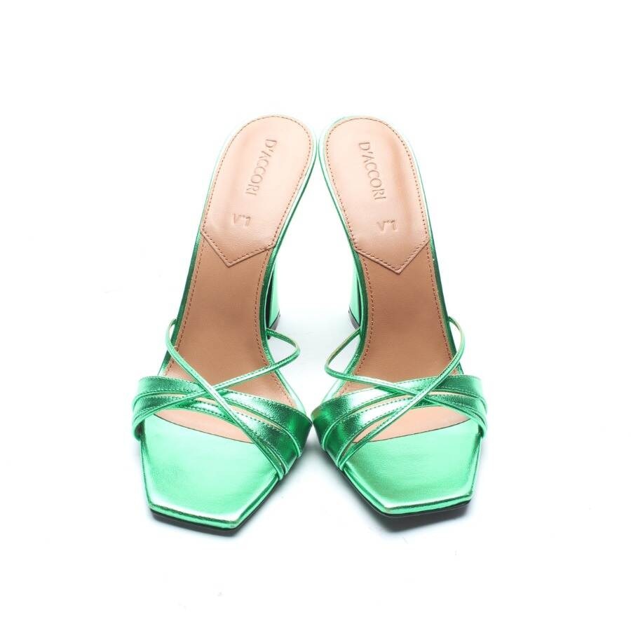 Image 2 of Heeled Sandals EUR38 Green in color Green | Vite EnVogue