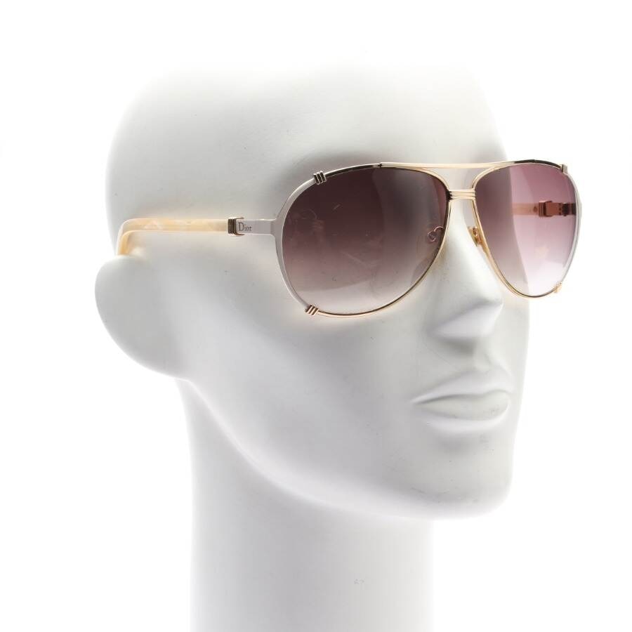 Image 2 of DiorChicago2 Sunglasses Gold in color Metallic | Vite EnVogue