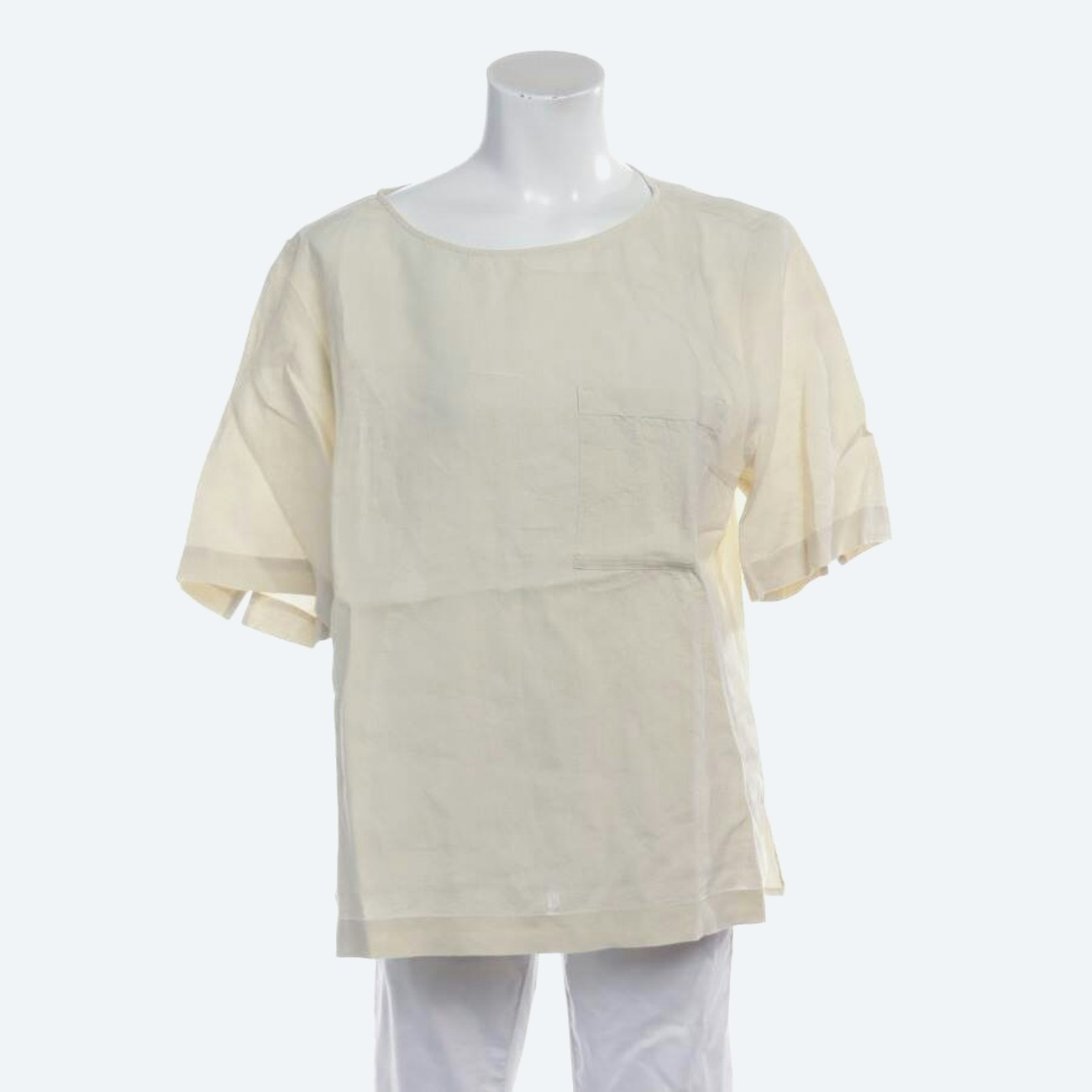 Image 1 of Linen Shirt 40 Beige in color White | Vite EnVogue
