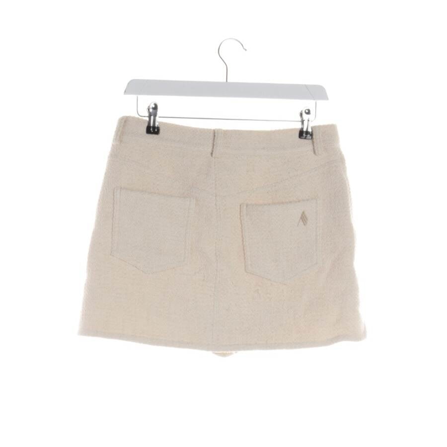 Image 2 of Mini Skirt 36 Cream in color White | Vite EnVogue
