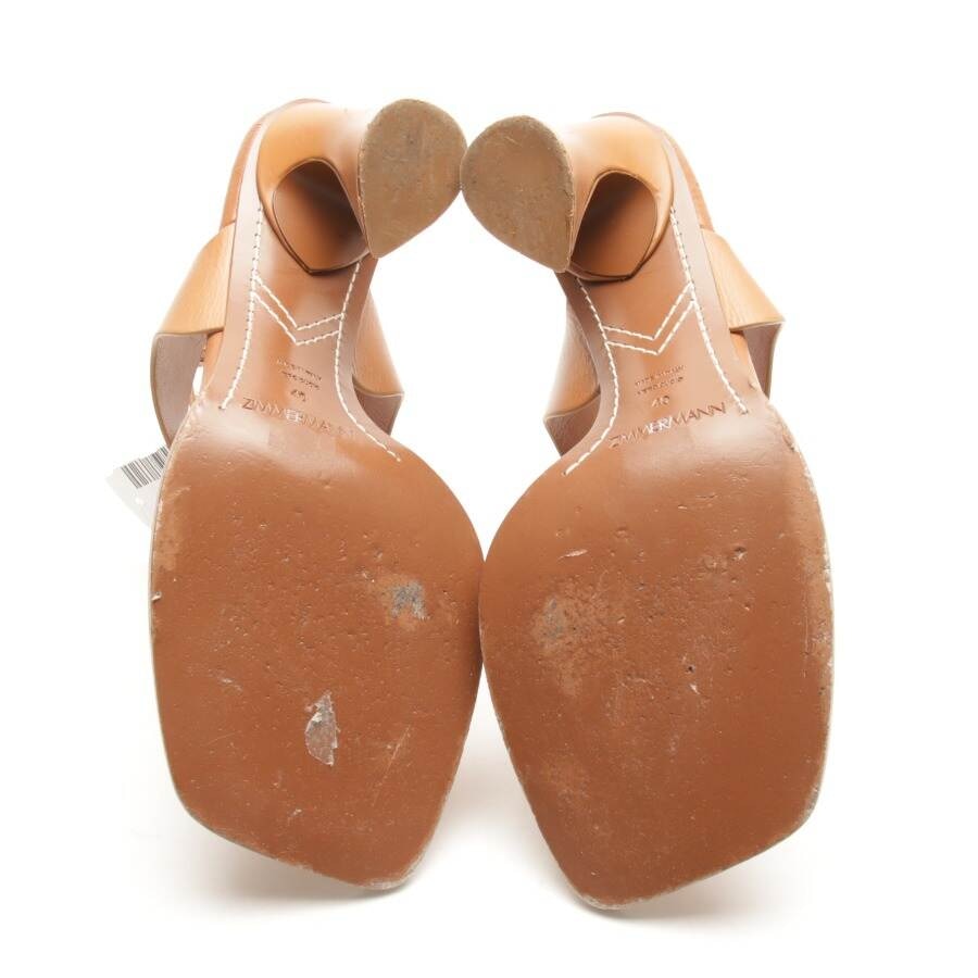 Image 4 of Heeled Sandals EUR 40 Light Brown in color Brown | Vite EnVogue