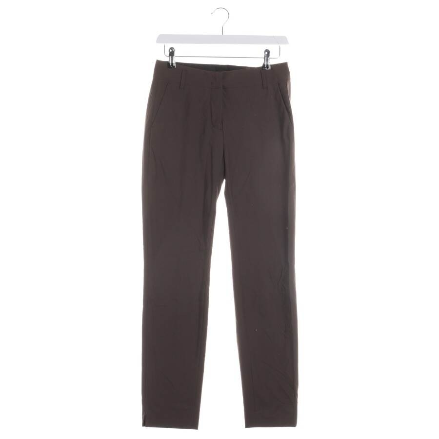 Image 1 of Trousers XS Dark Brown in color Brown | Vite EnVogue