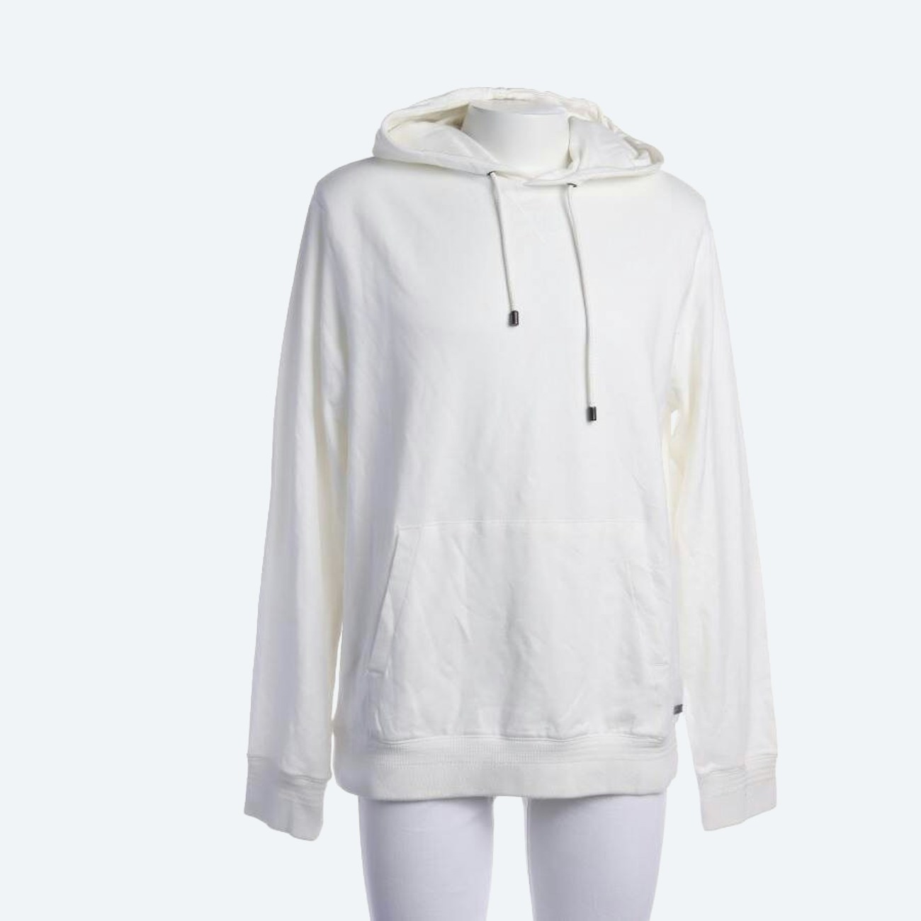 Image 1 of Hooded Sweatshirt 52 Cream in color White | Vite EnVogue