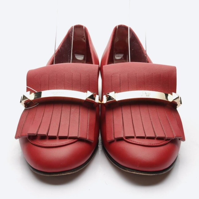 Image 2 of Rockstud Loafers EUR38 Red in color Red | Vite EnVogue