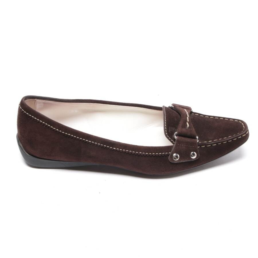 Image 1 of Loafers EUR 36 Mahogany Brown in color Brown | Vite EnVogue