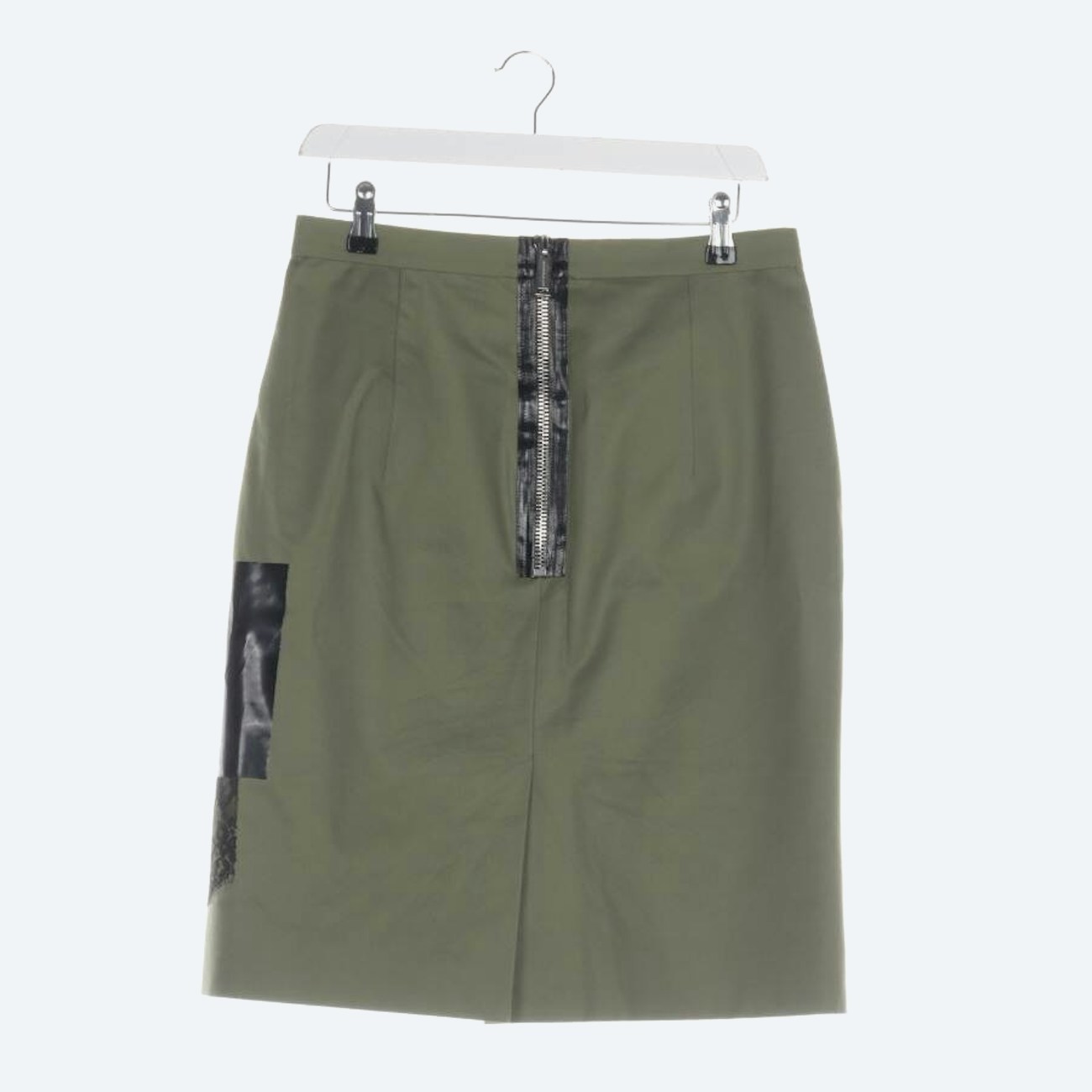 Image 1 of Skirt 38 Olive in color Green | Vite EnVogue