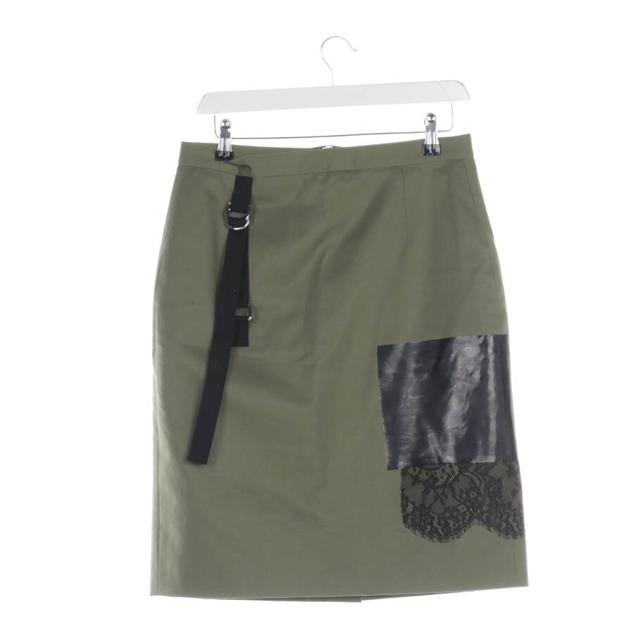 Image 2 of Skirt 38 Olive in color Green | Vite EnVogue