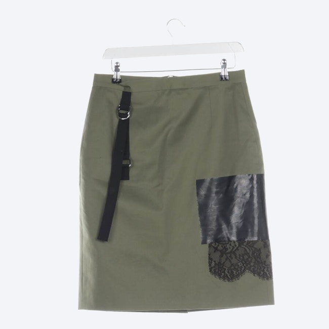 Image 2 of Skirt 38 Olive in color Green | Vite EnVogue