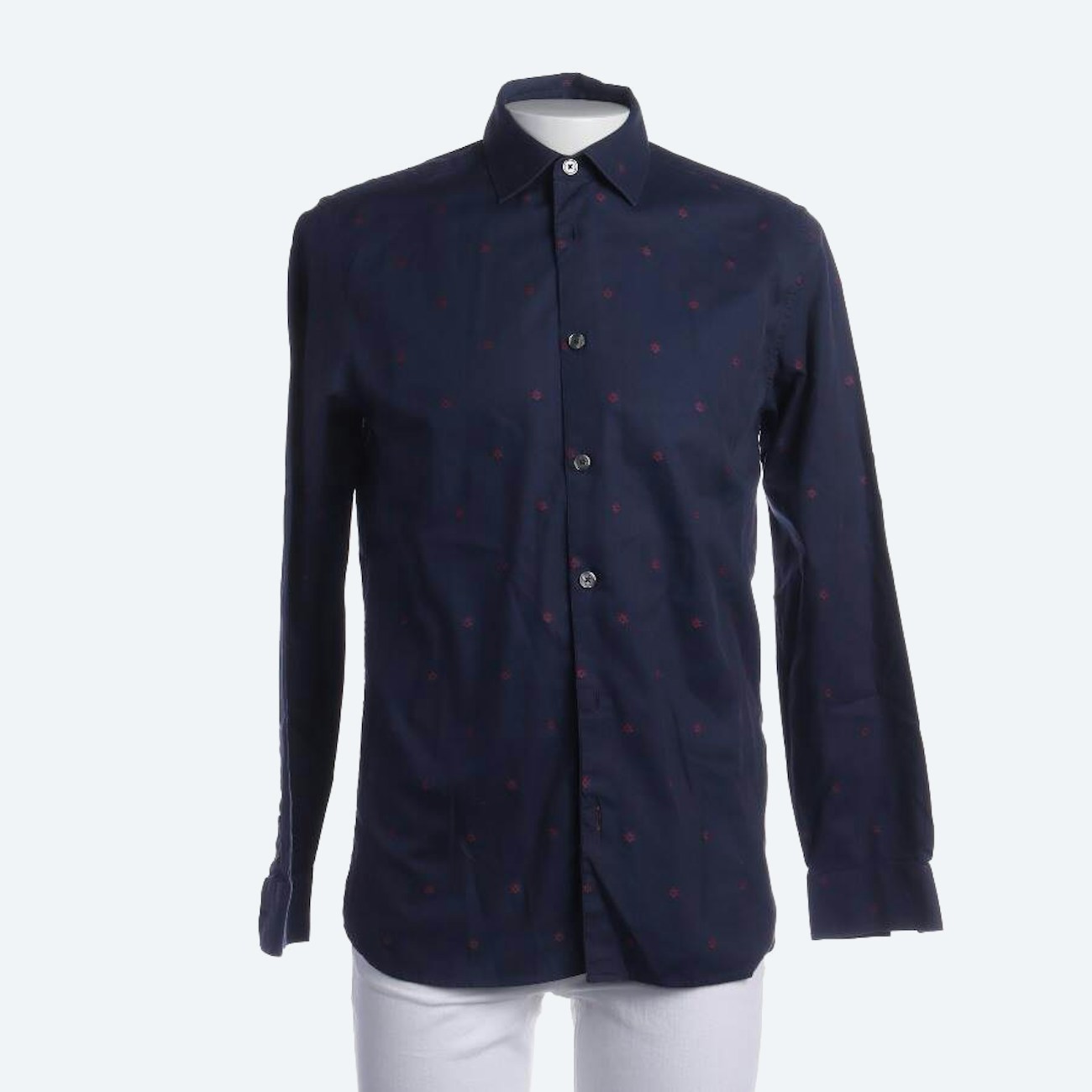 Image 1 of Casual Shirt 48 Navy in color Blue | Vite EnVogue