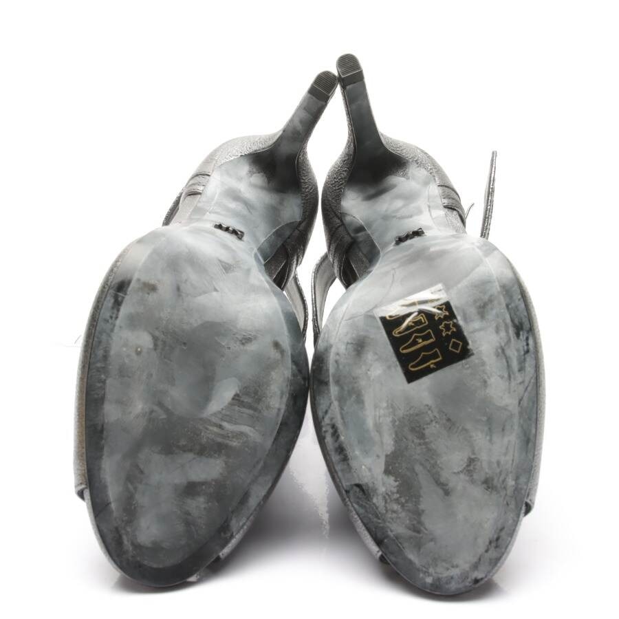 Image 4 of Peep Toes EUR38 Silver in color Metallic | Vite EnVogue