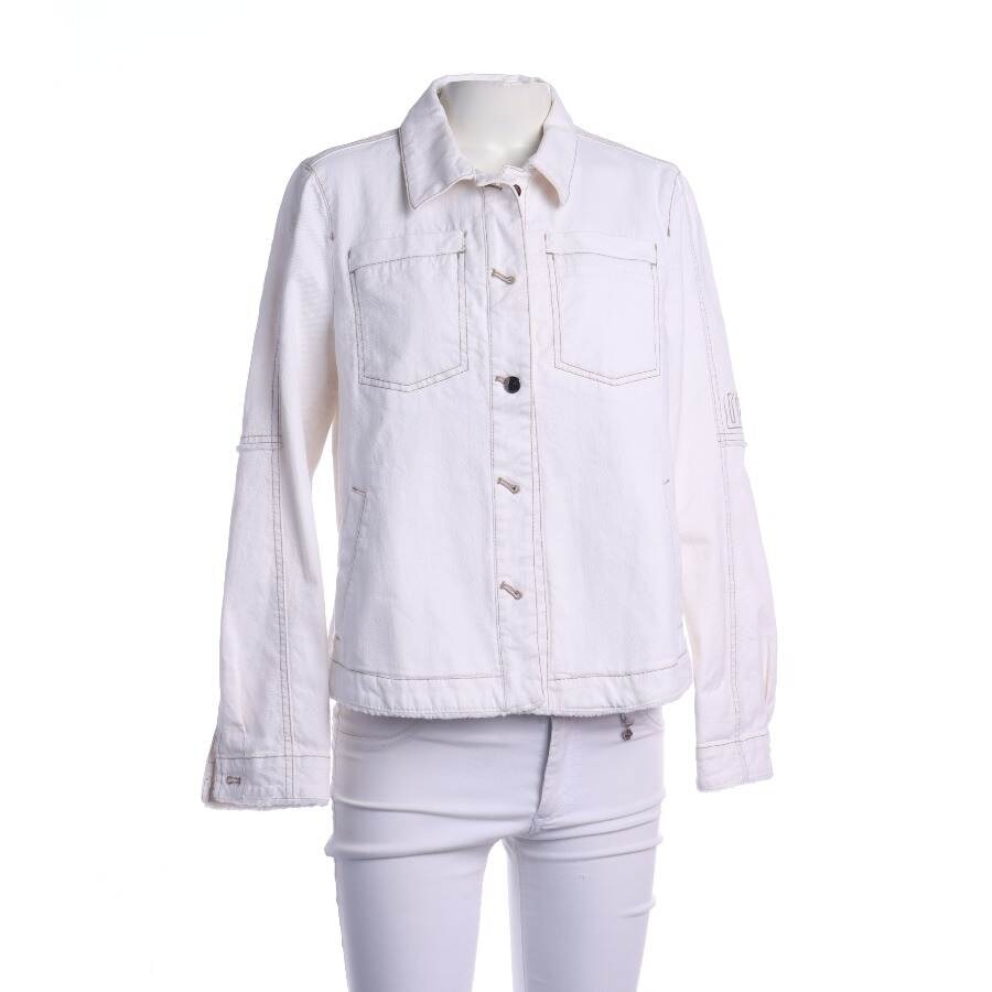 Image 1 of Jeans Jacket 34 Beige in color White | Vite EnVogue