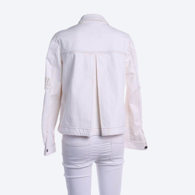 Image 2 of Jeans Jacket 34 Beige in color White | Vite EnVogue