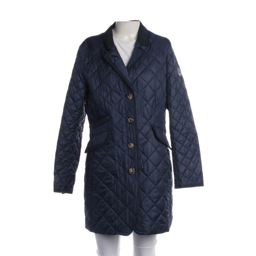 Image 1 of Quilted Coat 40 Navy in color Blue | Vite EnVogue
