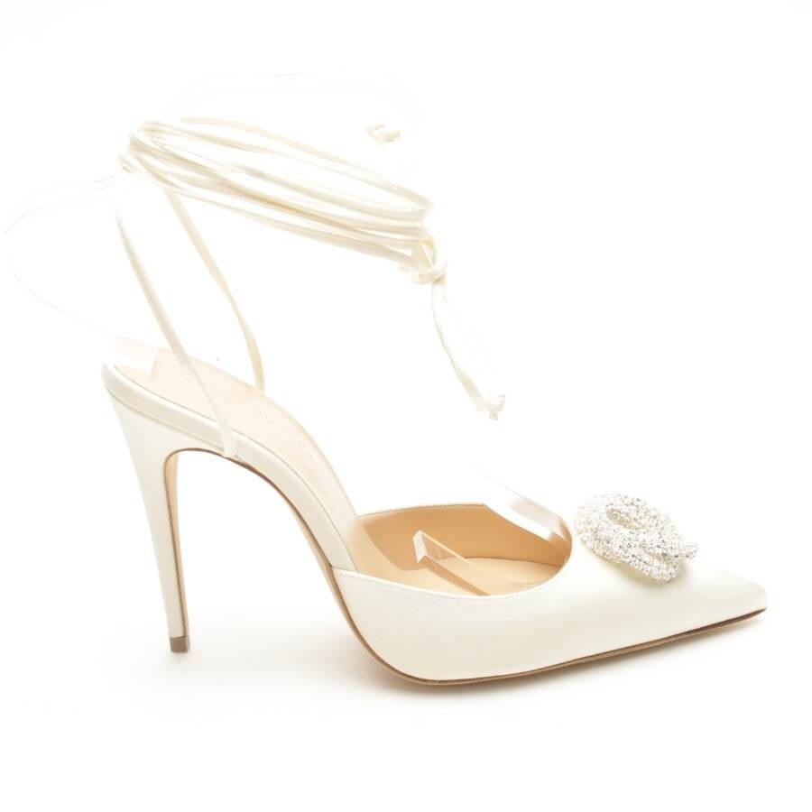 Image 1 of Heeled Mules EUR 36 Cream in color White | Vite EnVogue