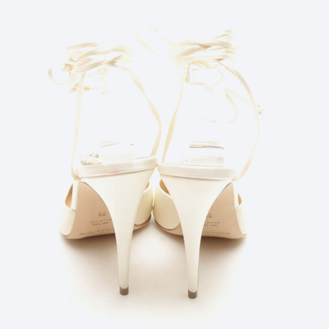 Image 3 of Heeled Mules EUR 36 Cream in color White | Vite EnVogue