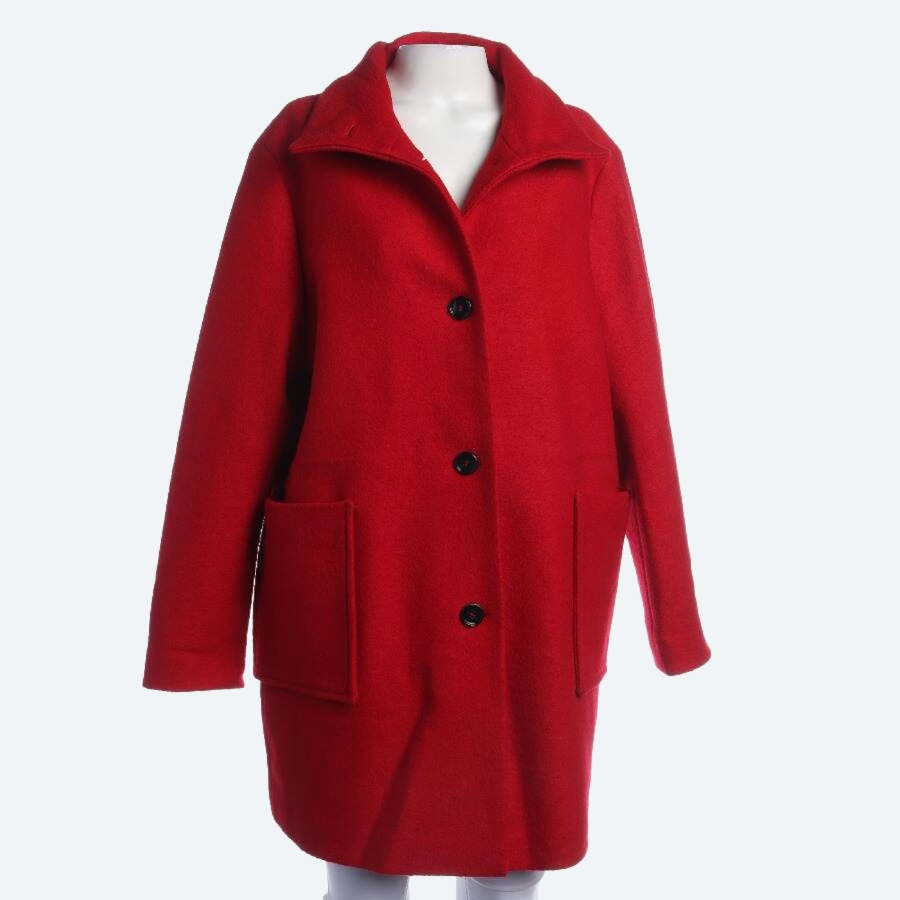Image 1 of Wool Coat 40 Red in color Red | Vite EnVogue