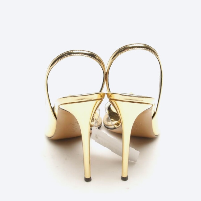 Image 3 of Heeled Sandals EUR 39.5 Gold in color Metallic | Vite EnVogue
