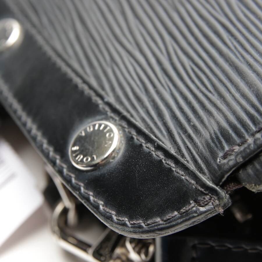 Image 7 of Brea MM Epi Handbag Black in color Black | Vite EnVogue
