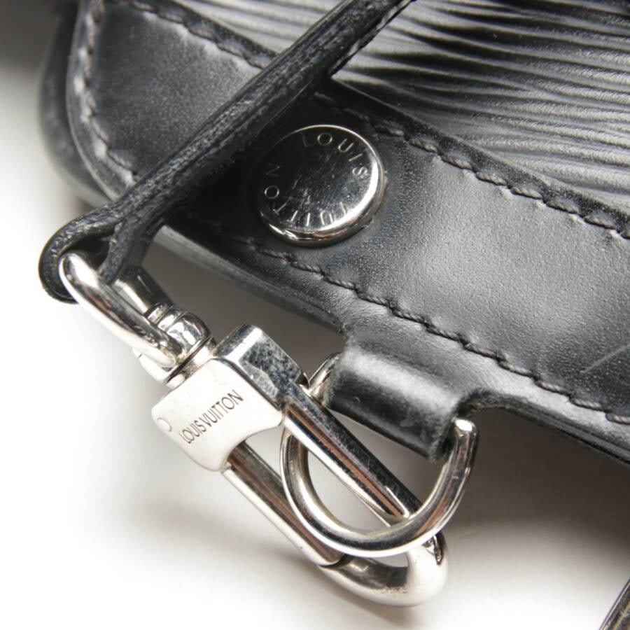 Image 8 of Brea MM Epi Handbag Black in color Black | Vite EnVogue