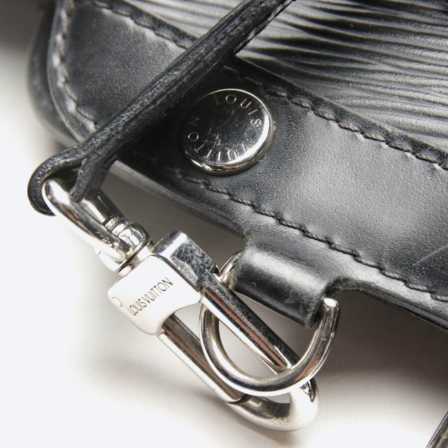 Image 8 of Brea MM Epi Handbag Black in color Black | Vite EnVogue