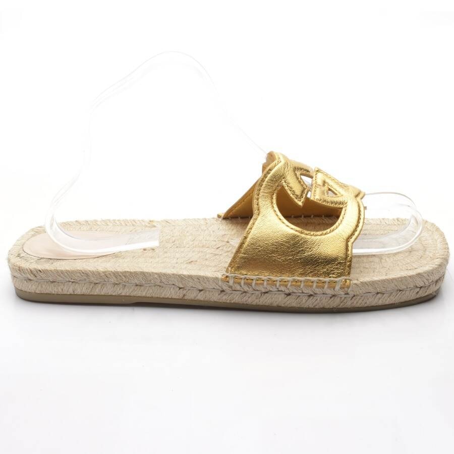 Image 1 of Sandals EUR 41 Gold in color Metallic | Vite EnVogue