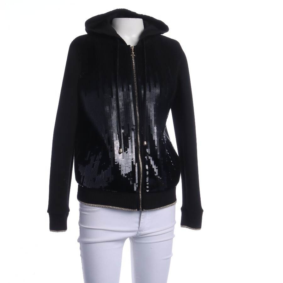 Image 1 of Hooded Sweatshirt 34 Black in color Black | Vite EnVogue
