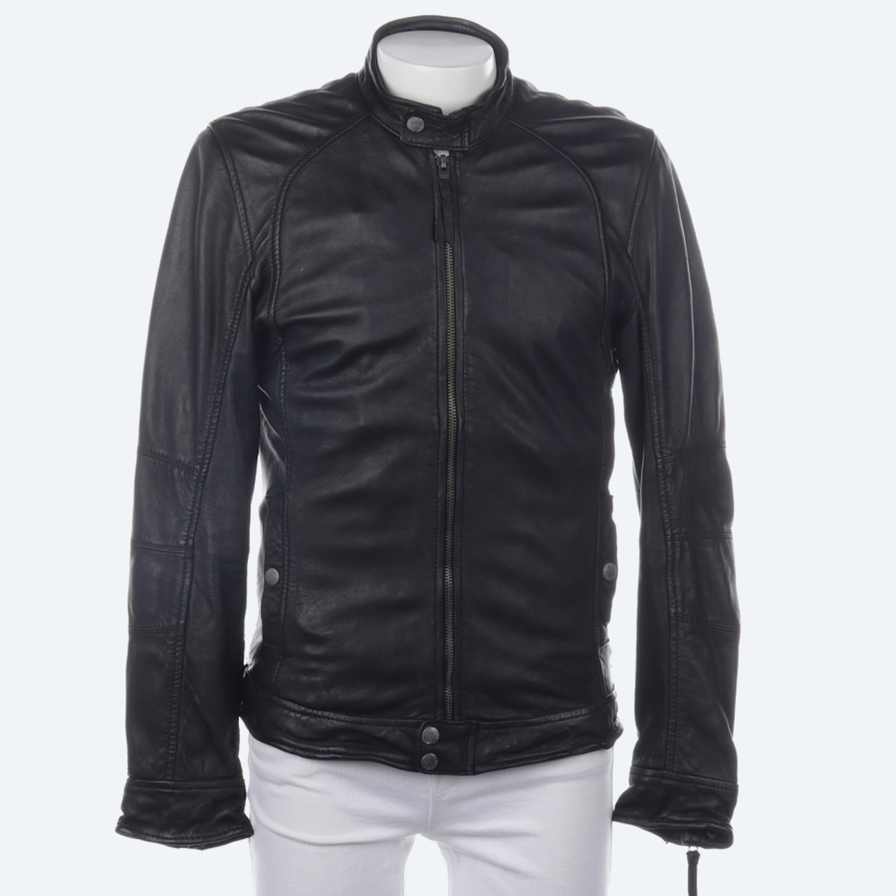 Image 1 of Leather Jacket M Black in color Black | Vite EnVogue