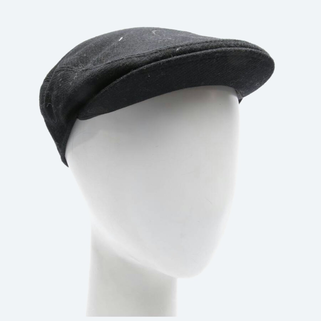 Image 1 of Wool Visor Cap Black in color Black | Vite EnVogue