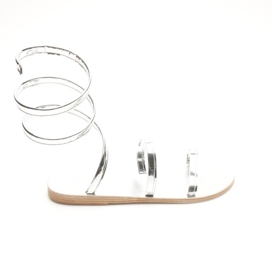 Image 1 of Strappy Sandals EUR 40 Silver in color Metallic | Vite EnVogue