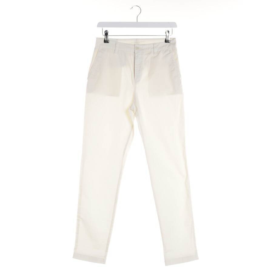 Image 1 of Trousers 34 Cream in color White | Vite EnVogue