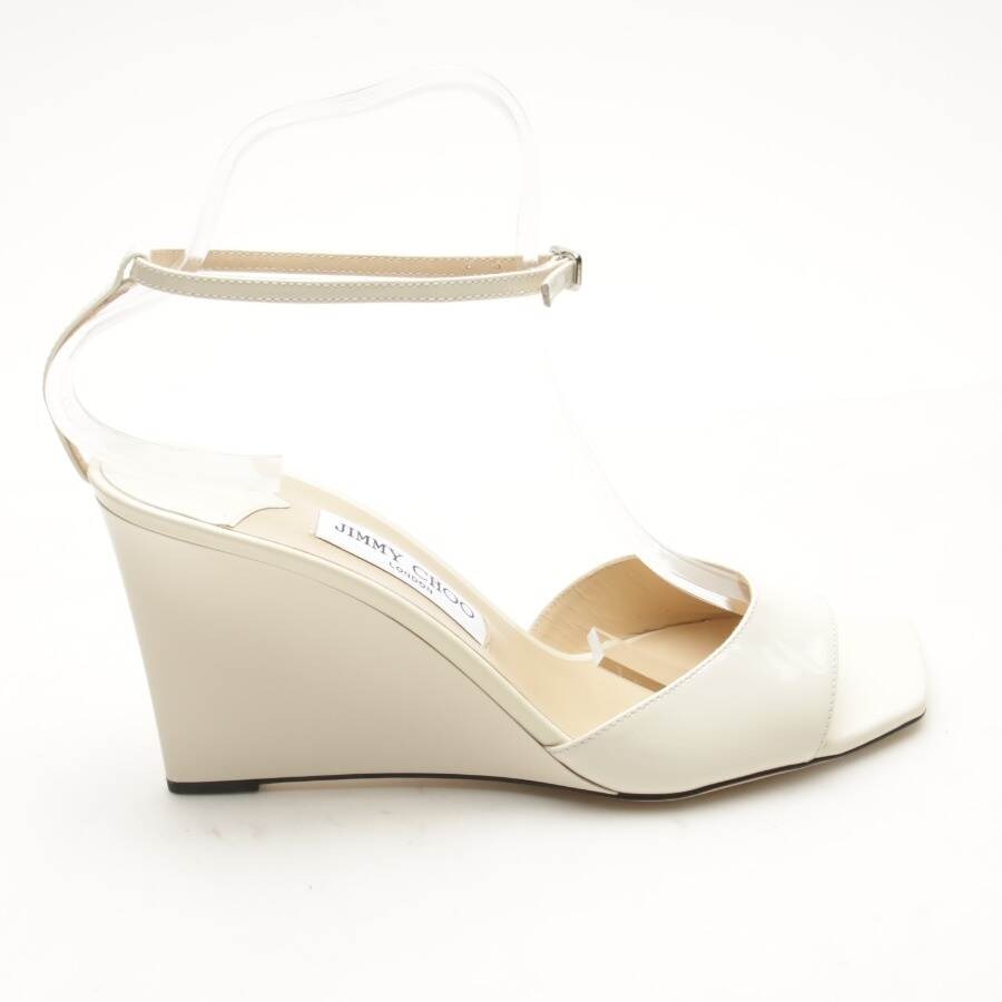 Image 1 of Wedges EUR 40 Cream in color White | Vite EnVogue