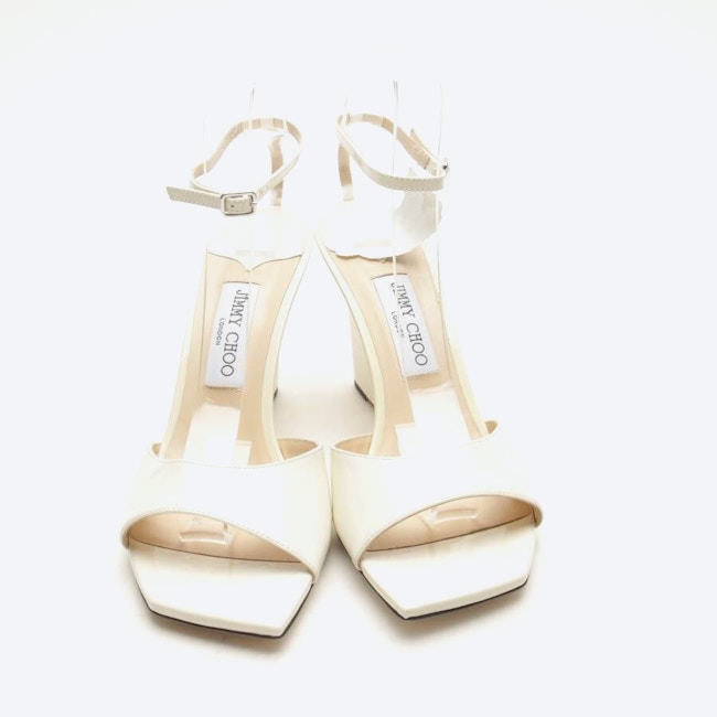 Image 2 of Wedges EUR 40 Cream in color White | Vite EnVogue