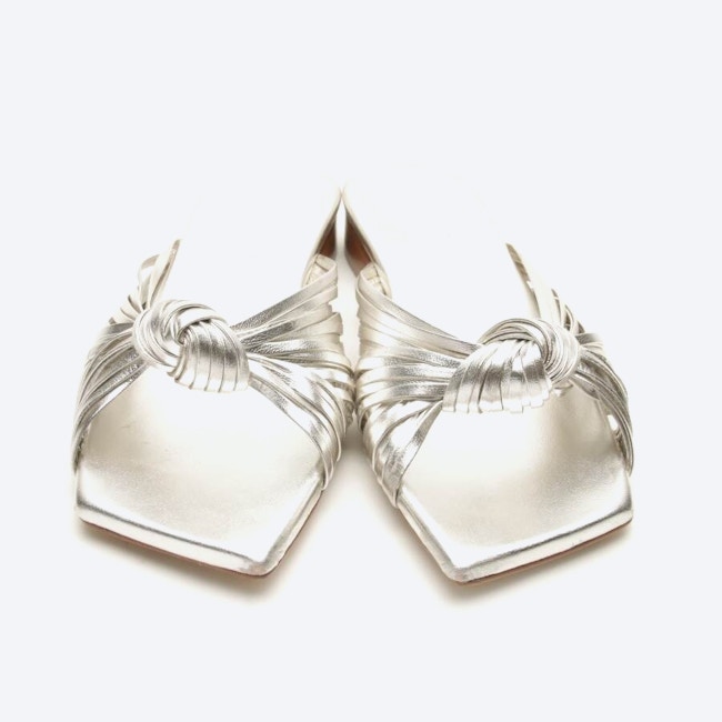 Image 2 of Sandals EUR 39 Silver in color Metallic | Vite EnVogue
