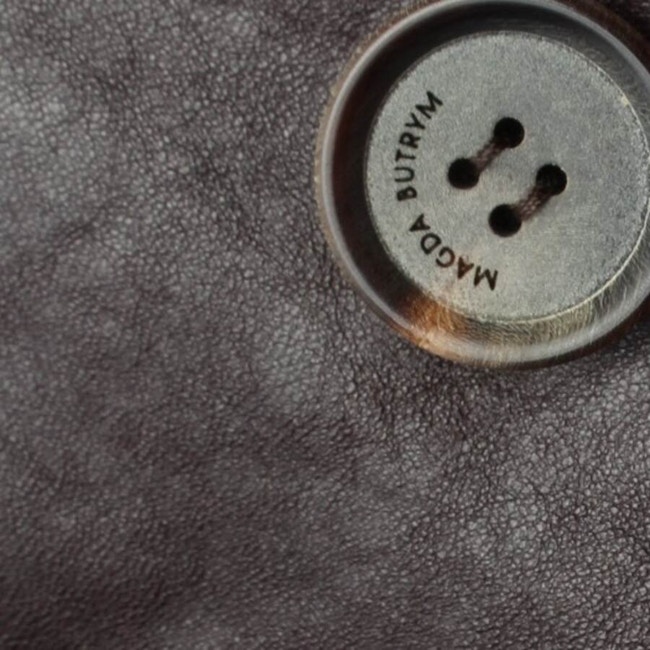 Image 5 of Leather Coat 38 Dark Brown in color Brown | Vite EnVogue