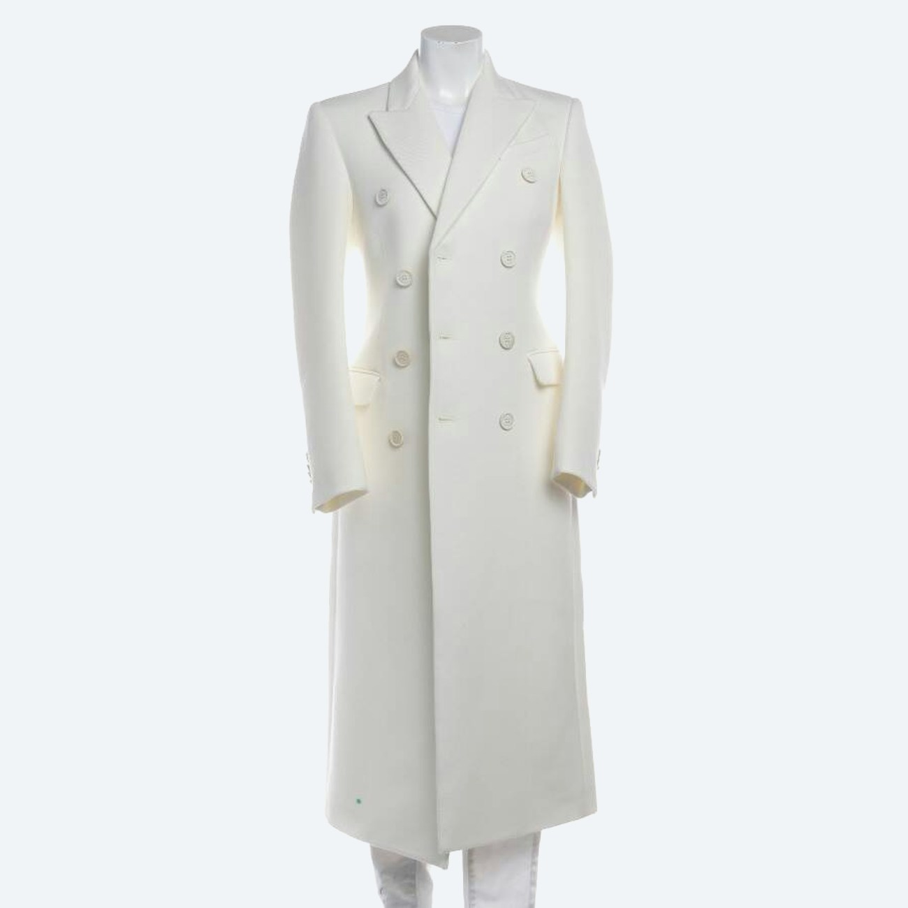 Image 1 of Wool Coat 2XS White in color White | Vite EnVogue