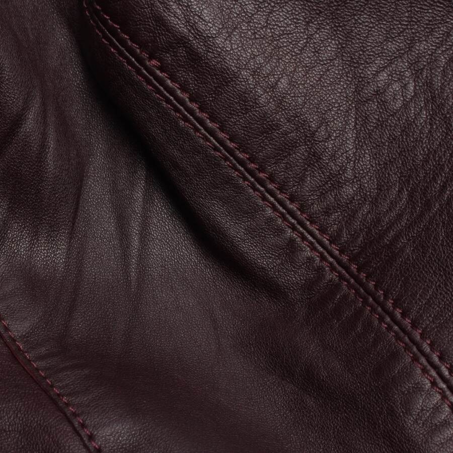 Image 5 of LeatherJacket 38 Bordeaux in color Red | Vite EnVogue