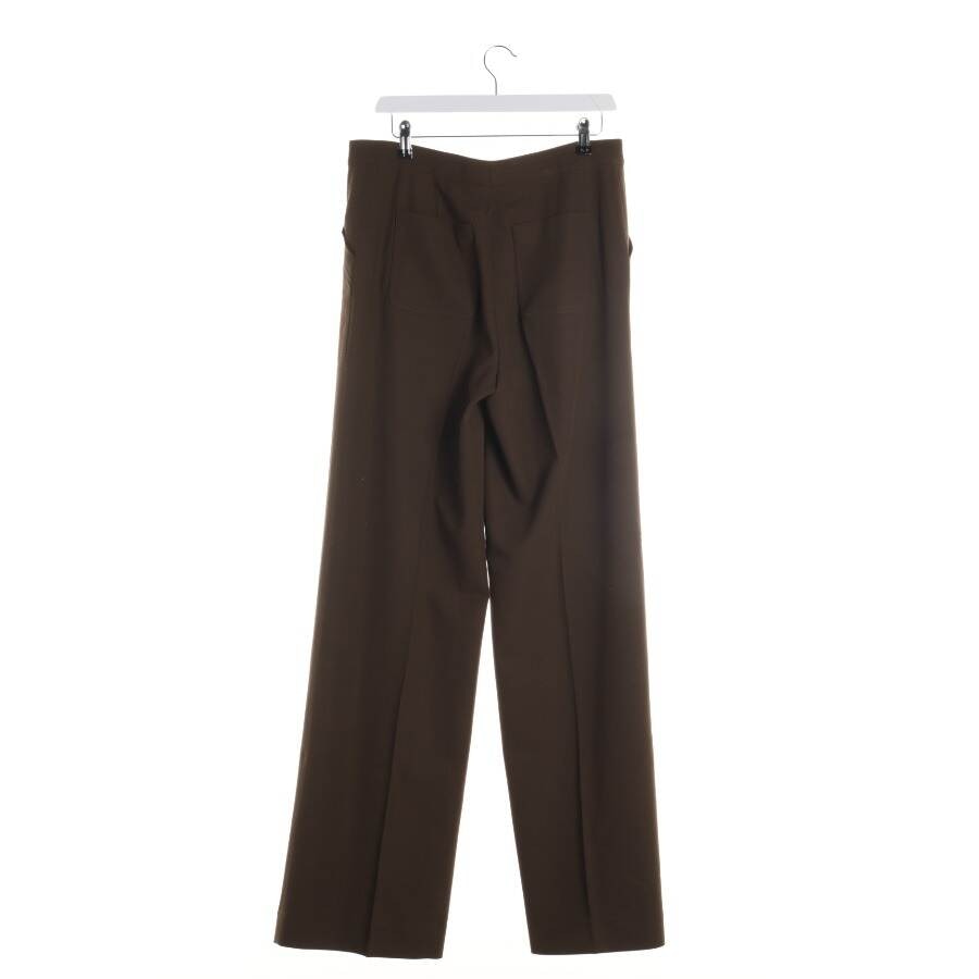 Image 2 of Wool Pants L Brown in color Brown | Vite EnVogue