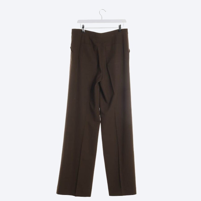 Image 2 of Wool Pants L Brown in color Brown | Vite EnVogue
