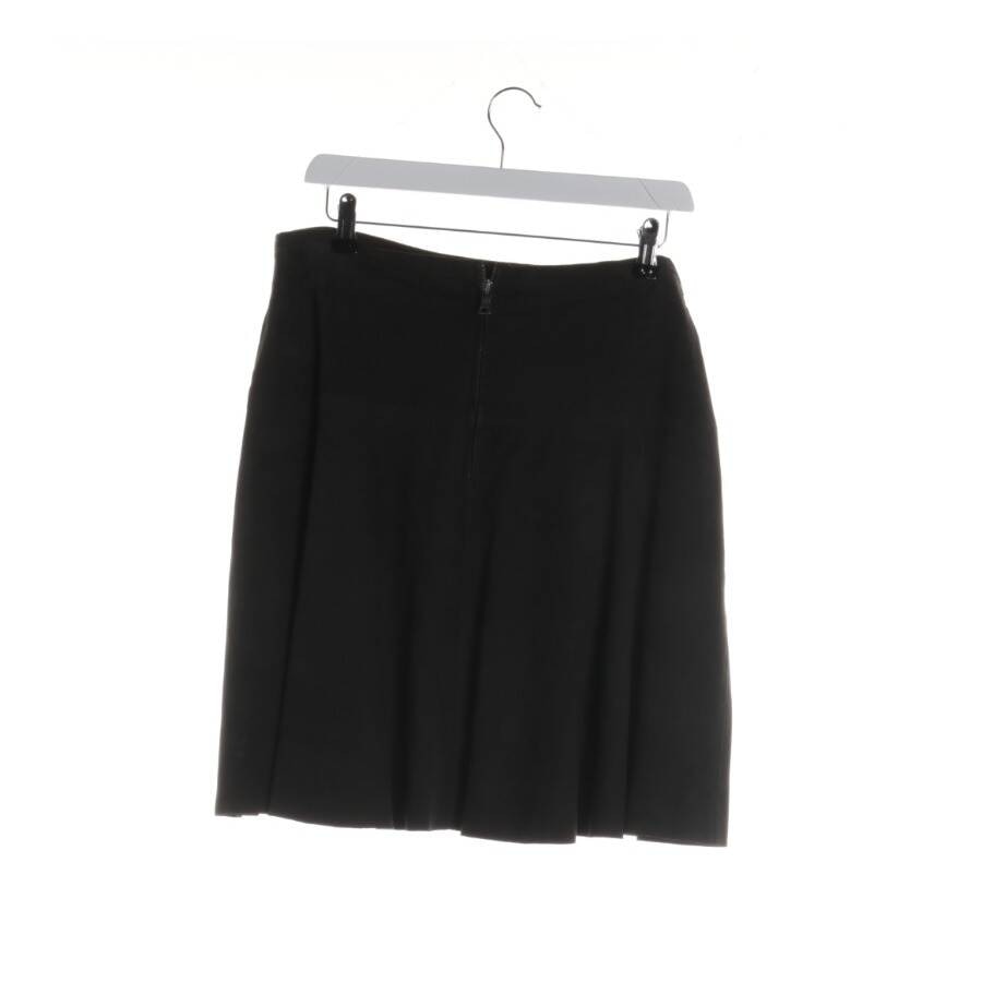 Image 2 of Leather Skirt 38 Black in color Black | Vite EnVogue