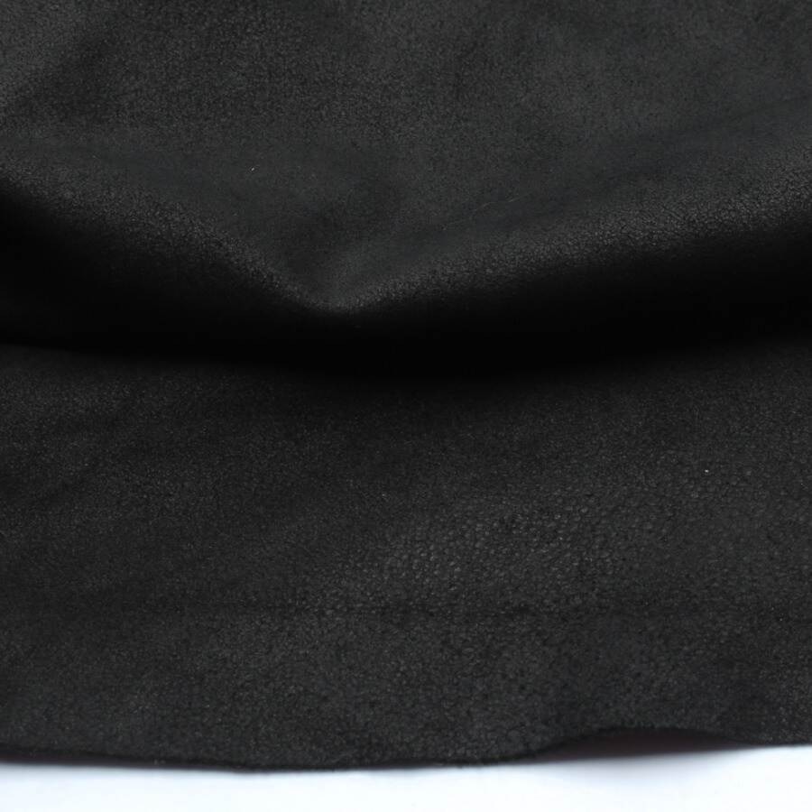 Image 3 of Leather Skirt 38 Black in color Black | Vite EnVogue