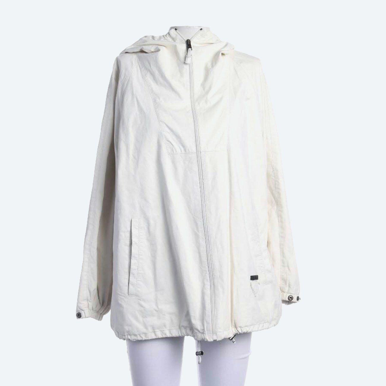 Image 1 of LeatherJacket 36 Cream in color White | Vite EnVogue