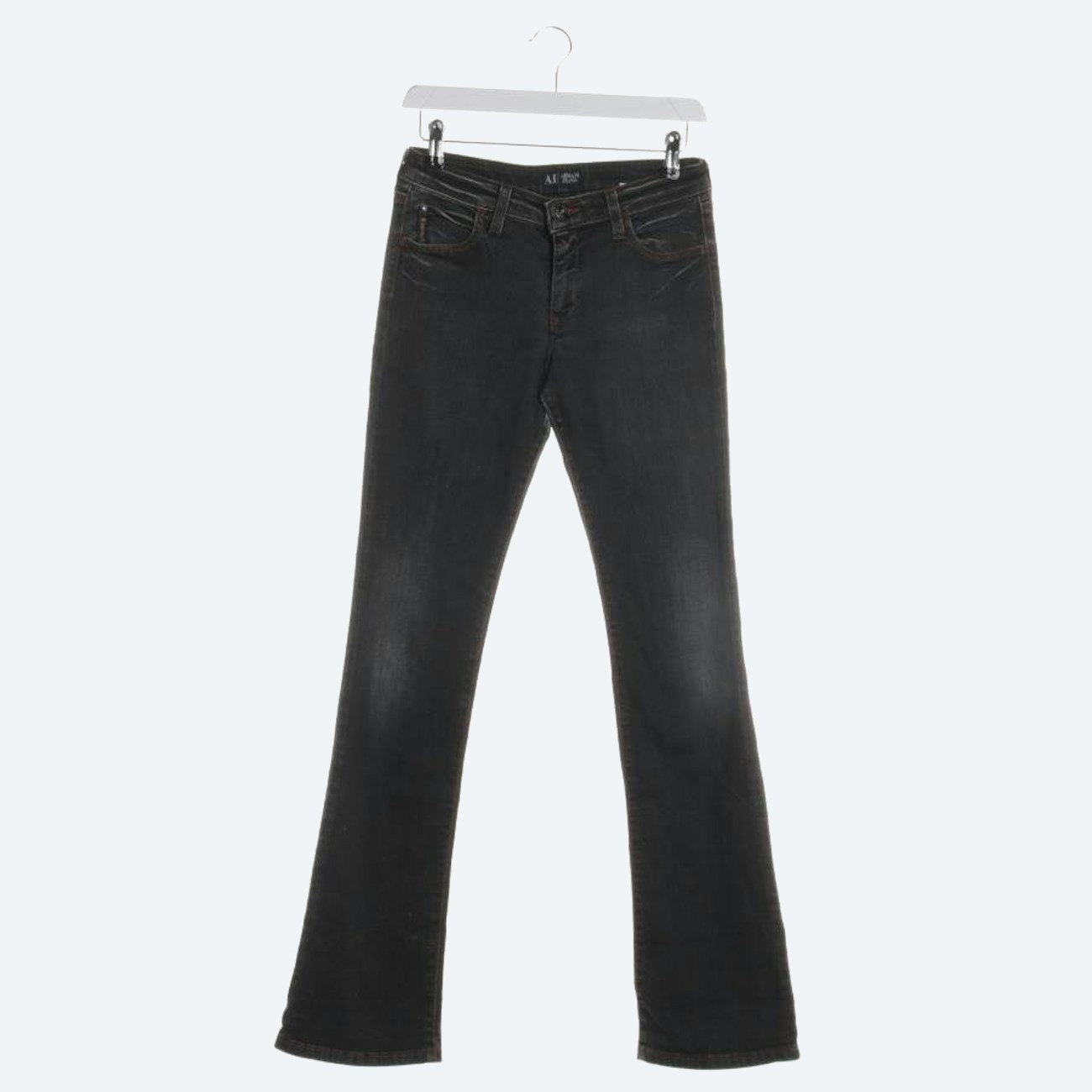 Image 1 of Jeans Bootcut W26 Dark Gray in color Gray | Vite EnVogue