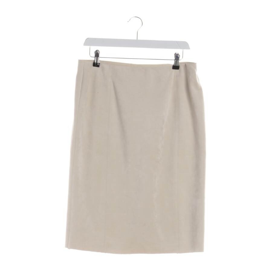 Image 1 of Skirt 42 Beige in color White | Vite EnVogue