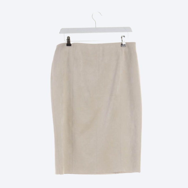 Image 2 of Skirt 42 Beige in color White | Vite EnVogue