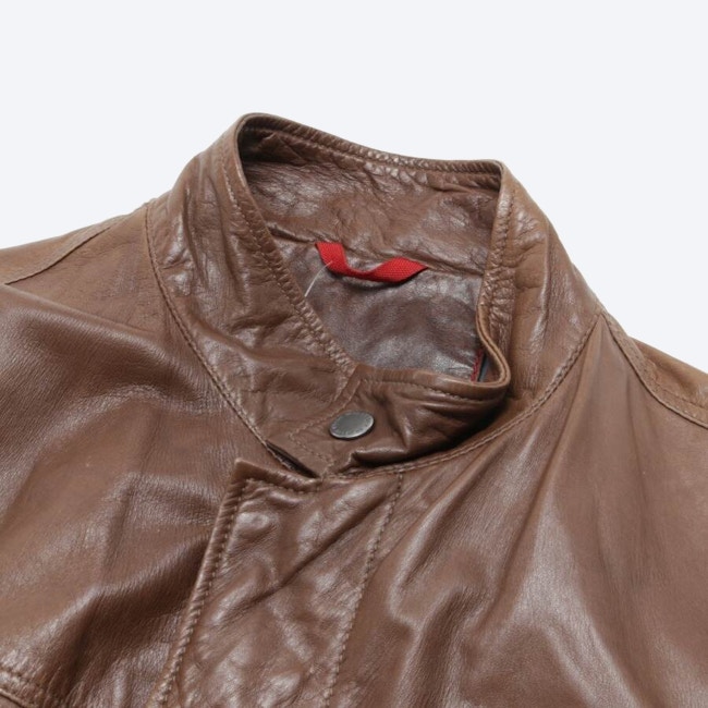 Image 3 of Leather Jacket 50 Brown in color Brown | Vite EnVogue