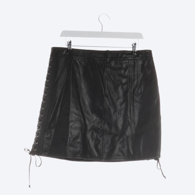 Image 2 of Leather Skirt 42 Black in color Black | Vite EnVogue