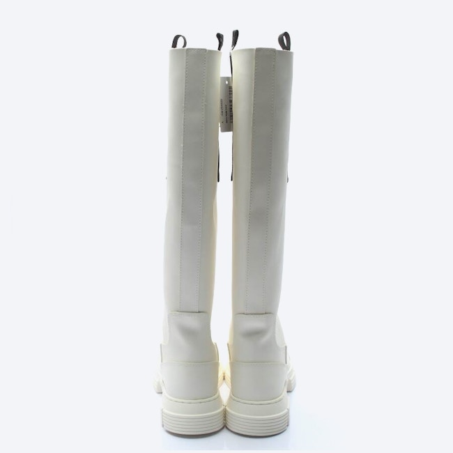 Image 3 of Boots EUR 40 Cream in color White | Vite EnVogue